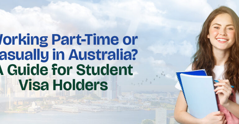 working partime and casually